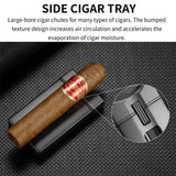 Porte-Cigare à Guillotine 2 en 1 Coupe-V et Ciseaux Inox Cigarloong