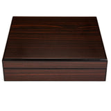 Humidor en Bois de Cèdre pour 35 Cigares, Finition Piano