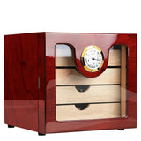 Armoire Humidor en Bois Massif de Cèdre Espagnol, 4 Couches Cigarloong