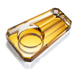 Cendrier à Cigares en Cristal Transparent Grand Diamètre