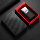 Briquet à Cigare Métallique Coupe-Vent, Torche à Quatre Jets Cigarloong