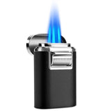 Briquet à Cigare Métallique Coupe-Vent, Torche à Quatre Jets Cigarloong