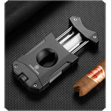 Porte-Cigare en Métal Pointu, Coupe-Guillotine, Poinçon Intégré, 3 en 1 Cigarloong