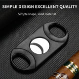 Coupe-Cigare Tranchant Guillotine Portable en Métal, Lame Épaisse Cigarloong