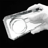Cendrier à Cigares en Cristal Transparent Grand Diamètre