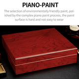 Humidor en Bois de Cèdre pour 35 Cigares, Finition Piano
