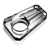 Cendrier à Cigares en Cristal Transparent Grand Diamètre