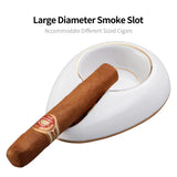 Cendrier à Cigares en Céramique, Grand Diamètre, Style Laguna Cigarloong