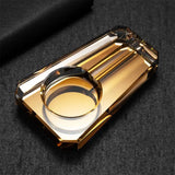 Cendrier à Cigares en Cristal Transparent Grand Diamètre