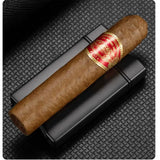 Porte-Cigare à Guillotine 2 en 1 Coupe-V et Ciseaux Inox Cigarloong