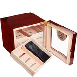 Armoire Humidor en Bois Massif de Cèdre Espagnol, 4 Couches Cigarloong