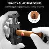 Porte-Cigare Pointu Guillotine 3en1 - Cigarium™