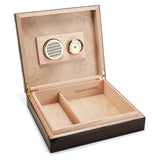 Humidor en Bois de Cèdre pour 35 Cigares, Finition Piano