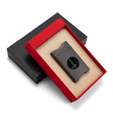 Porte-Cigare à Guillotine 2 en 1 Coupe-V et Ciseaux Inox Cigarloong