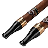Porte-Tube à Cigare en Résine Effet Cuivre, Buse de Fumée Cigarloong