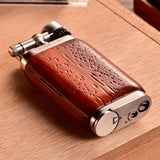 Briquet à Gaz Butane Coupe-Vent, Torche Allume-Cigare Gonflable, Cadeau pour Hommes Cigarloong