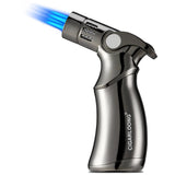 Briquet à Gaz Butane Rechargeable, Coupe-Vent, Flamme à 4 Jets Cigarloong