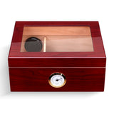 Humidificateur à Cigares Grande Capacité, Bois de Cèdre, 50 Pièces Cigarloong