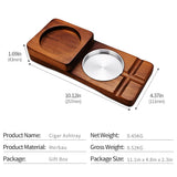 Cendrier à Cigares Rétro Classique, Porte-Gobelet à Whisky Créatif, Multifonction Cigarloong