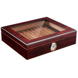 Boîte à Cigares en Bois avec Humidificateur, Étui de Voyage 35 Cigares Cigarloong