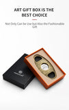 Coupe cigare acier inoxydable classique avec boîte-cadeau, coupe-guillotine portable Cigarloong