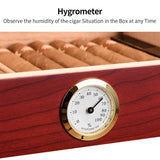 Boîte à Cigares en Bois avec Humidificateur, Étui de Voyage 35 Cigares Cigarloong