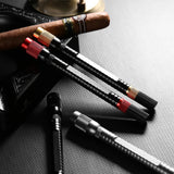 Coupe-cigare 3 en 1, poinçon à double lame, aiguille de dragage, outil rehausseur de tirage Cigarloong