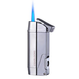 Briquet à Gaz Butane Rechargeable, Coupe-Vent, Flamme à 4 Jets Cigarloong