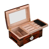 Cave Cigares Bois Massif Double Couche - Cigarium™