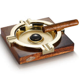Cendrier Cigares Bois Merbau Grand - Cigarium™