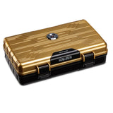 Étui à Cigares Portable Super Léger, Argent et Noir, Voyage, Boîte Cadeau Cigarloong