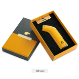 Briquet à Gaz Butane Rechargeable, Coupe-Vent, Flamme à 4 Jets Cigarloong