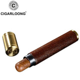 Tube à Cigare en Bois d'Ébène, Portable, Branche Unique Cigarloong
