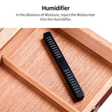 Boîte à Cigares en Bois avec Humidificateur, Étui de Voyage 35 Cigares Cigarloong