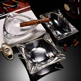 Cendrier à Cigares en Cristal Créatif, 3 Tailles Disponibles Cigarloong