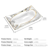 Cendrier à Cigares en Cristal Créatif, 3 Tailles Disponibles Cigarloong