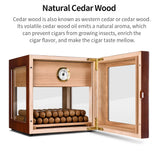 Humidificateur Cigares Piano Fenêtre Luxe - Cigarium™