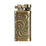 Briquet à Pipe en Acier Brossé, Coupe-Vent, Vintage Cigarloong