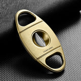 Coupe-Cigare V Coupe Pointu en Acier Inoxydable, Guillotine Givrée Cigarloong
