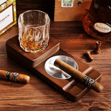 Cendrier à Cigares Rétro Classique, Porte-Gobelet à Whisky Créatif, Multifonction Cigarloong
