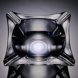 Cendrier à Cigares en Verre Cristal, 4 Fentes, Design Créatif Cigarloong