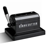 Coupe-Cigare de Bureau de Luxe, Ciseaux Inox, 4 Trous, Guillotine Boîte en Bois Cigarloong