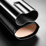 Étui à Cigares en Acier Inoxydable, Anti-Pression, Luxe, Cuir de Vache, Hydratant, Voyage Cigarloong