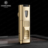 Briquet Coupe-Vent avec Porte-Cigare en Diamant Cigarloong