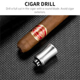 Aiguilles à Cigares 4 en 1, 2 Tailles de Poinçons Cigarloong