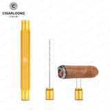 Aiguille à Cigare 2 en 1 avec Fourchette Intégrée, Portable et Élégante Cigarloong
