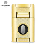 Briquet à Cigares Multifonctionnel 7 en 1, Coupe V et Plate, Aiguille Cigarloong