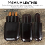 Étui à Cigares Portable en Cuir de Qualité Supérieure, Voyage de Luxe Cigarloong