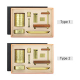 Coffret Fumeur de Pipe 7 Pièces, Plateau à Tabac et Accessoires Cigarloong