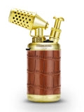 Briquet à Cigares 2 en 1 Multifonctionnel Coupe-Vent Portable Rétro avec Perceuse à Percussion Cigarloong